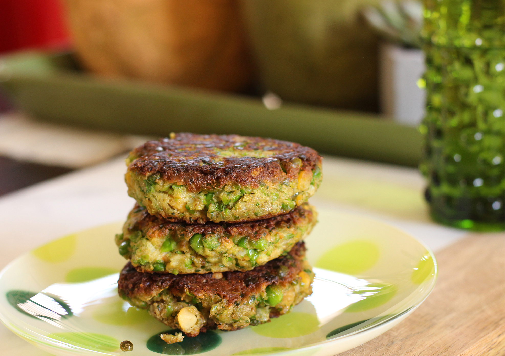 Green Pea Burger